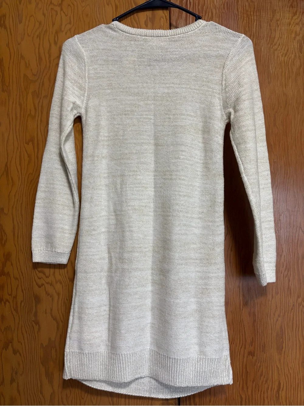 The Children's Place Cream Cable-Knit Long Sleeve Dress - Picture 2 of 3